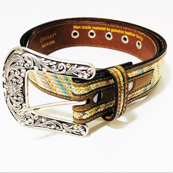 Ariat Accessories - Ariat Colorful Leather Belt Sz S